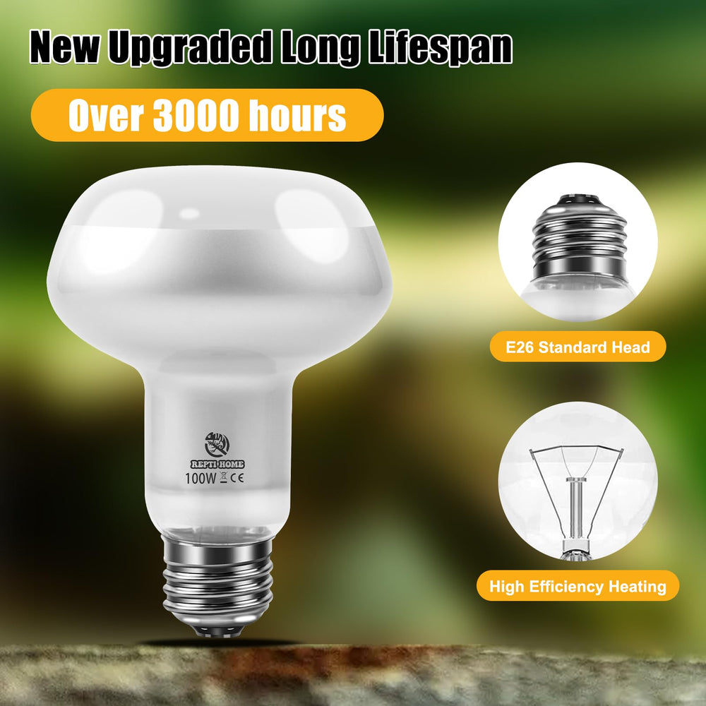 REPTI HOME lamp is suitable for bearded dragons, turtles, lizards, and more.