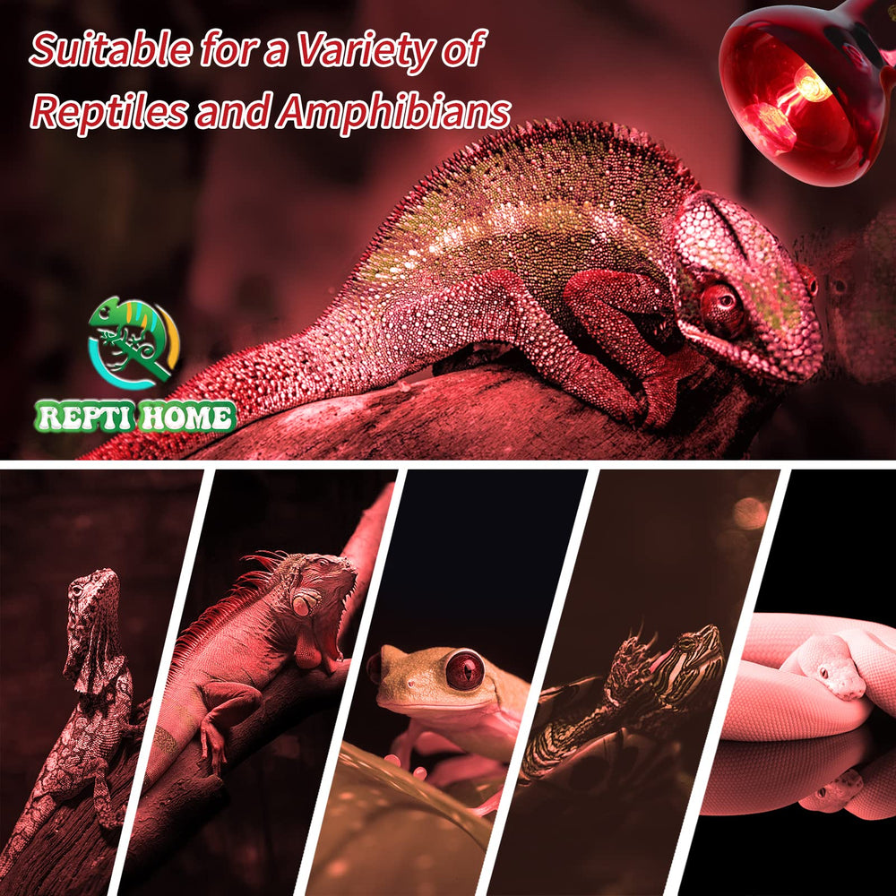REPTI HOME E26 socket compatibility ensures easy installation.