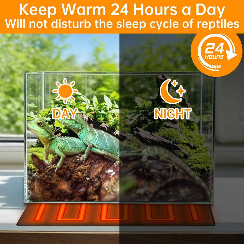 REPTI HOME easy installation with strong adhesive for quick setup.