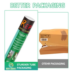 REPTI HOME T5 UVB light stable UVB and UVA output for balanced basking.