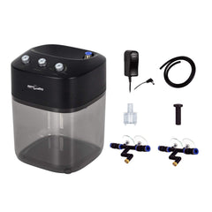 REPTI ZOO 2.2L starter mister showing the water inlet for easy direct refills.