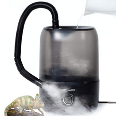 REPTI ZOO 4L humidifier side view highlights large capacity and compact profile.