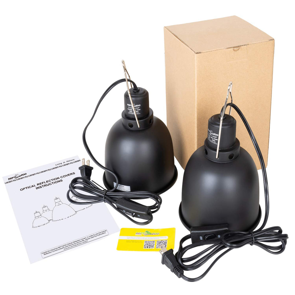 REPTI ZOO 5.9 inch bulb length limit fits standard reptile lamps