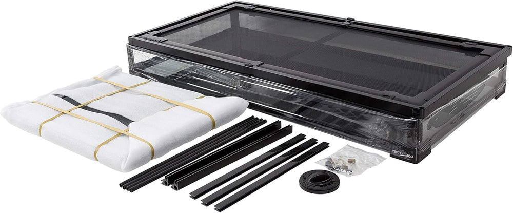 REPTI ZOO 50 gallon terrarium carefully packaged with foam protection
