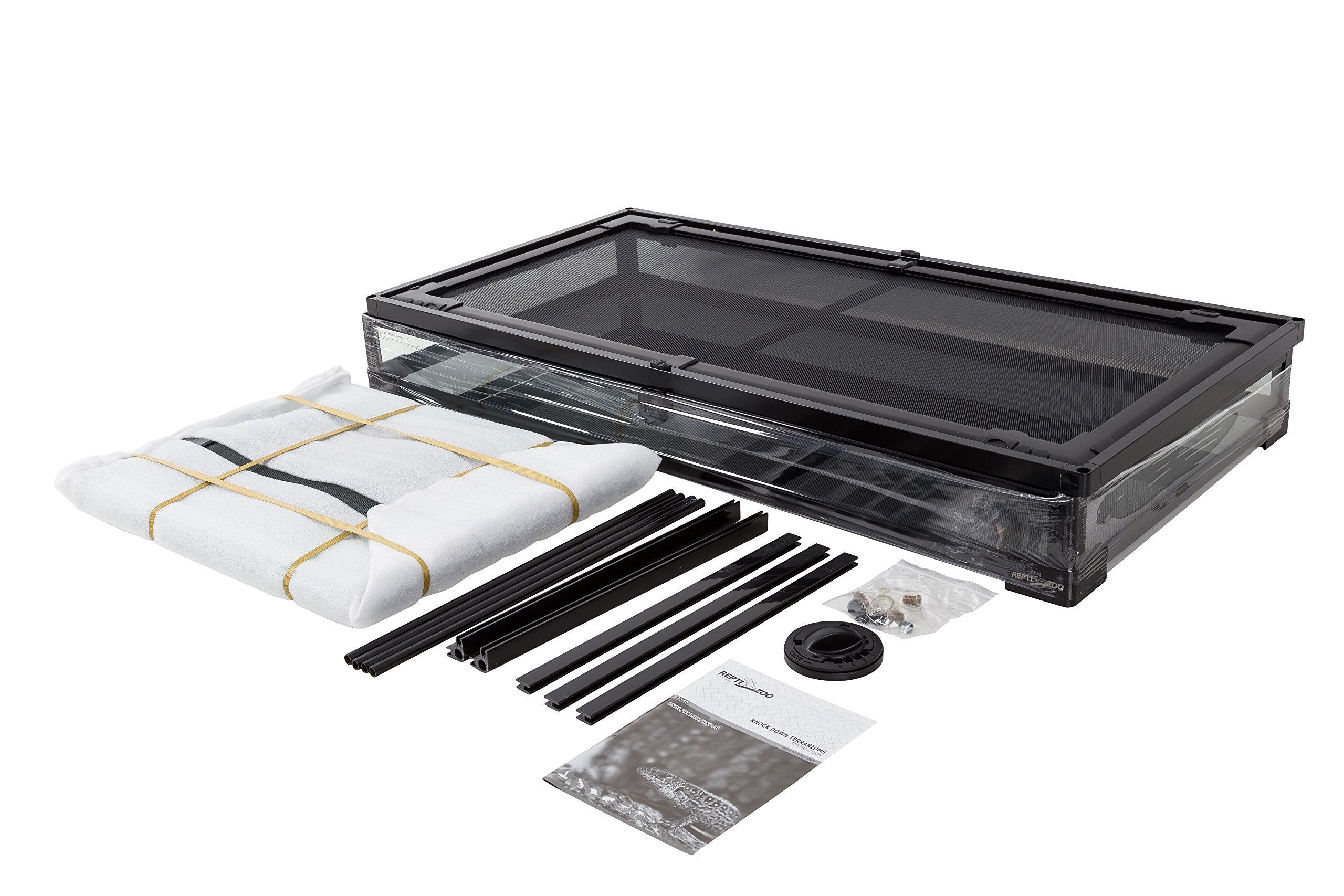 REPTI ZOO ventilation inlets and wiring ports for cable management