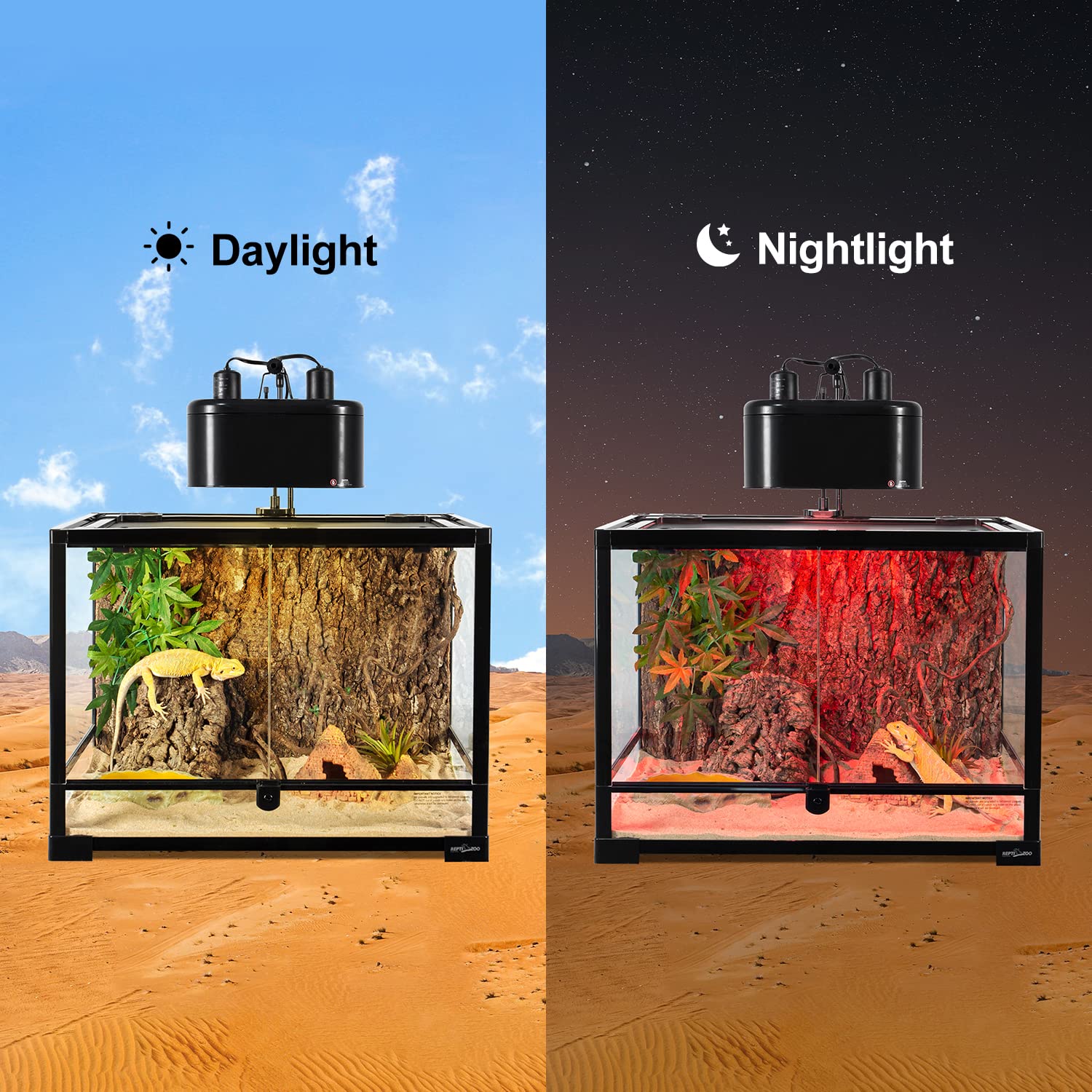 REPTI ZOO 90-day replacement service ensures ongoing bulbs