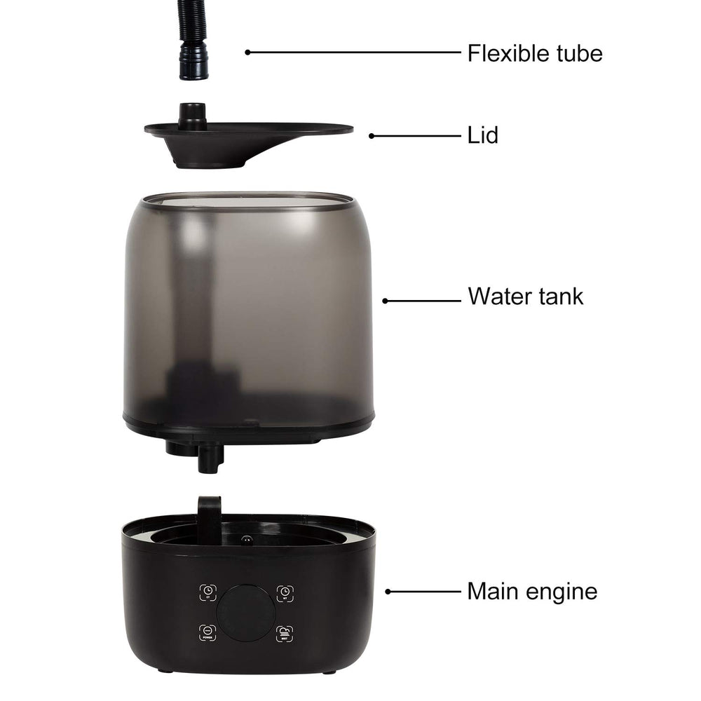REPTI ZOO adjustable mist levels for precise humidity in terrariums