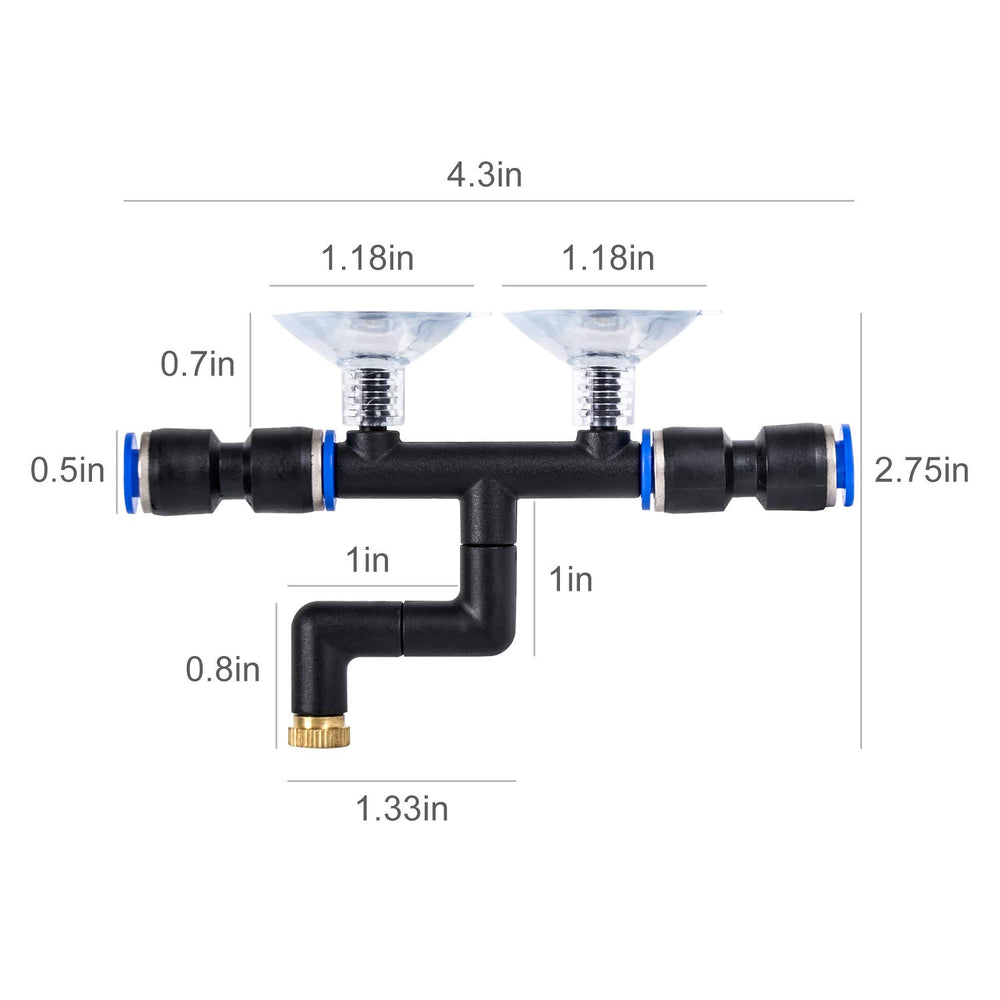 REPTI ZOO adjustable mist angle nozzle for versatile coverage