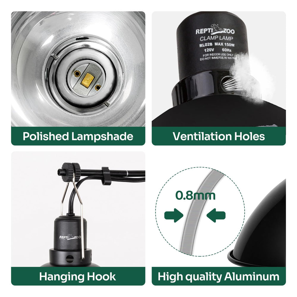 REPTI ZOO precise ambient temperature control from 5°C to 60°C