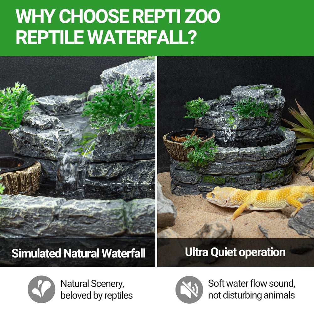 REPTI ZOO detachable design makes cleaning quick and simple.