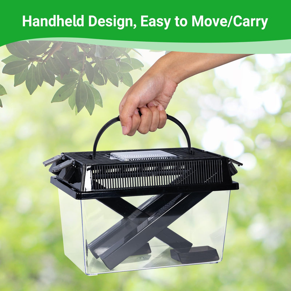 REPTI ZOO detachable lid enables easy cleaning and versatile storage
