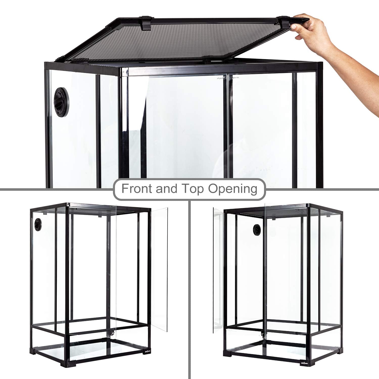 REPTI ZOO 24x18x36 double hinge doors with lock.