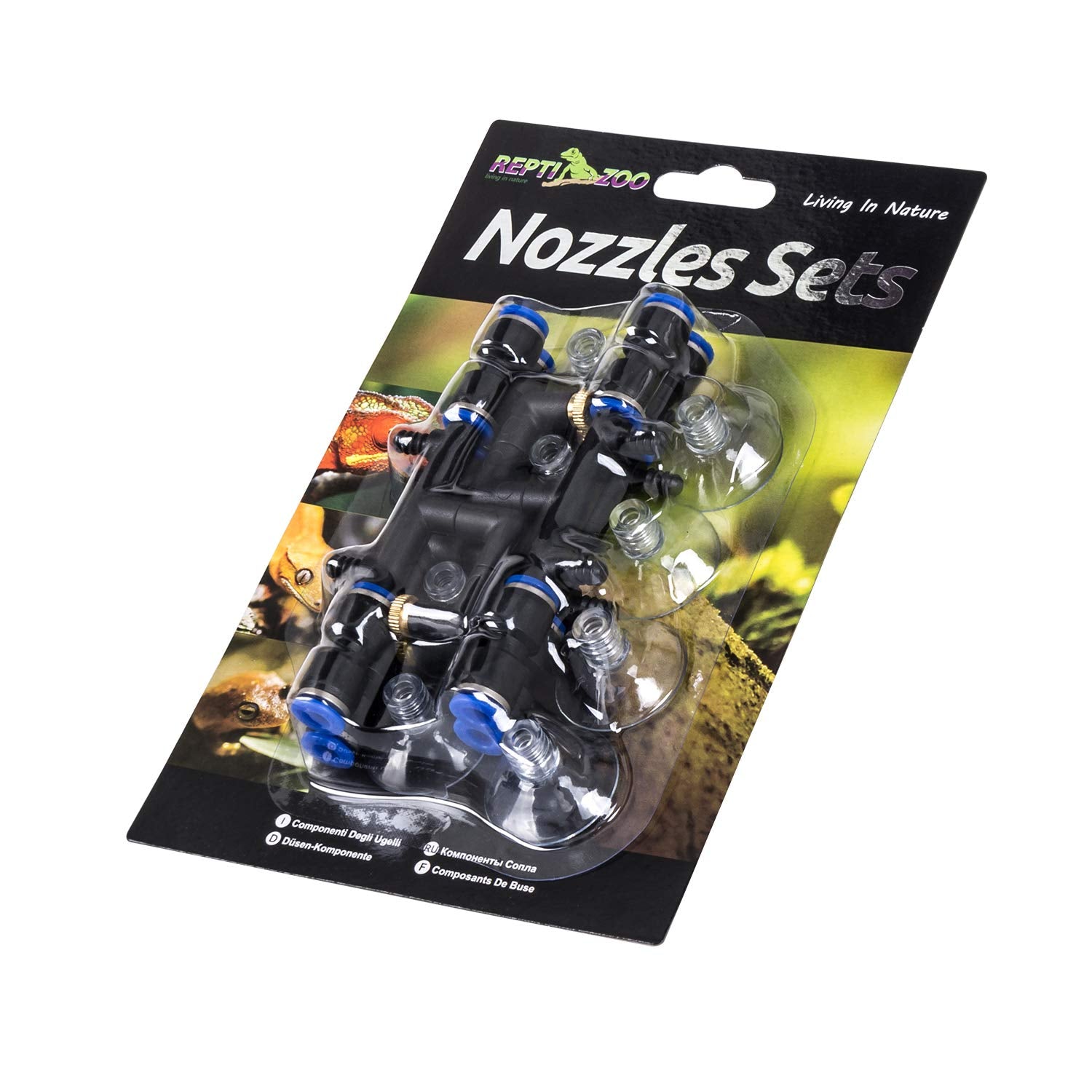 REPTI ZOO durable spray nozzles pack for reptile habitats