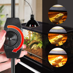 REPTI ZOO fixture fits E26 sockets for versatile bulb options.