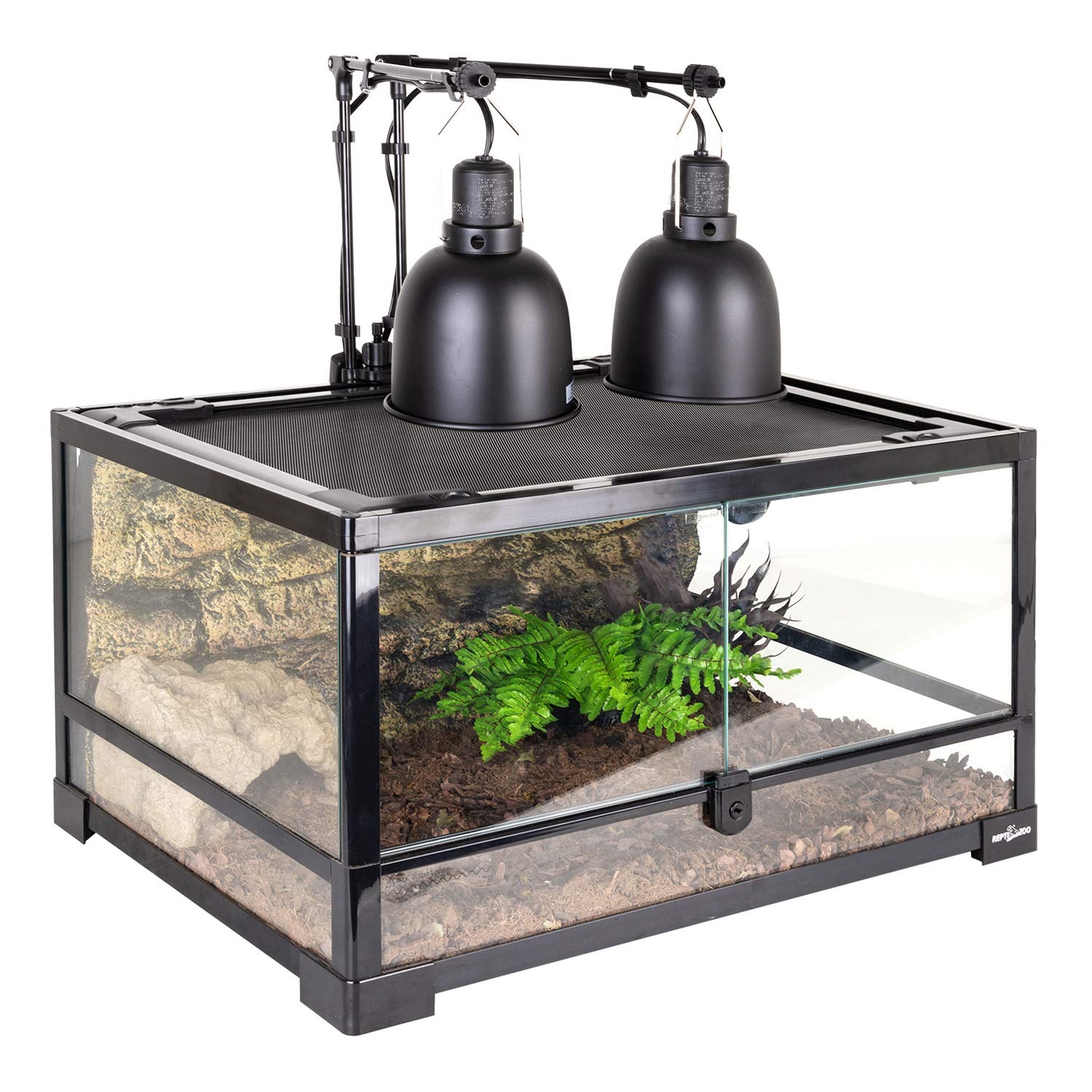 REPTI ZOO easy hang hook enables fast, secure mounting