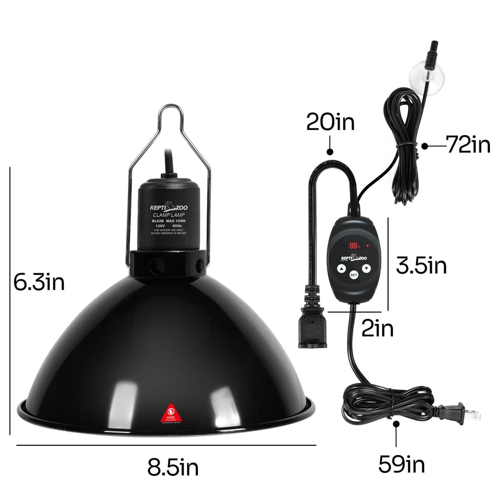 REPTI ZOO double-press SET for simple thermostat on/off