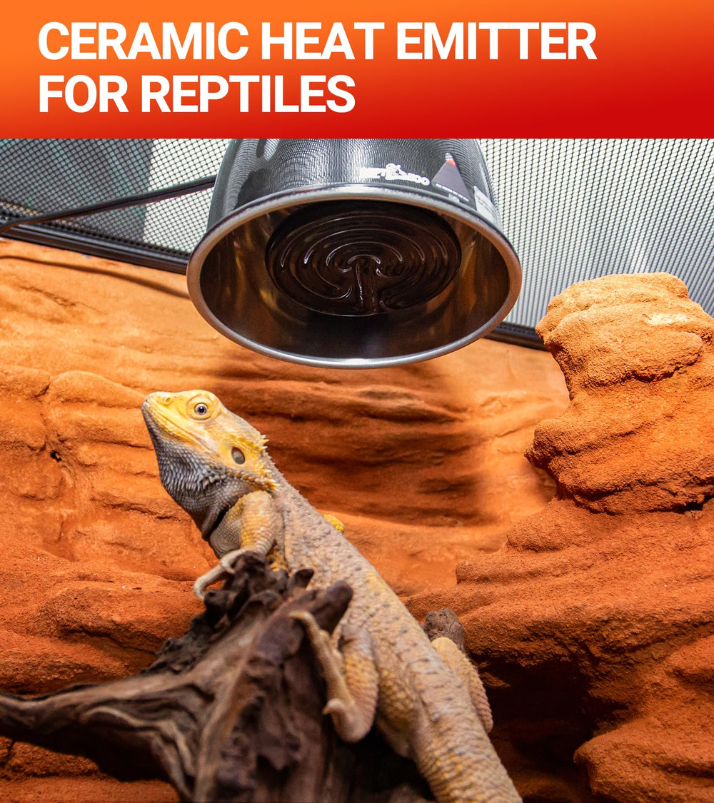 REPTI ZOO eco-friendly CE RoHS certified heat lamp for terrarium care