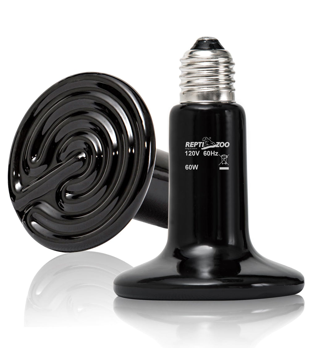 REPTI ZOO energy-efficient heat lamp supports outdoor-like warmth inside enclosures