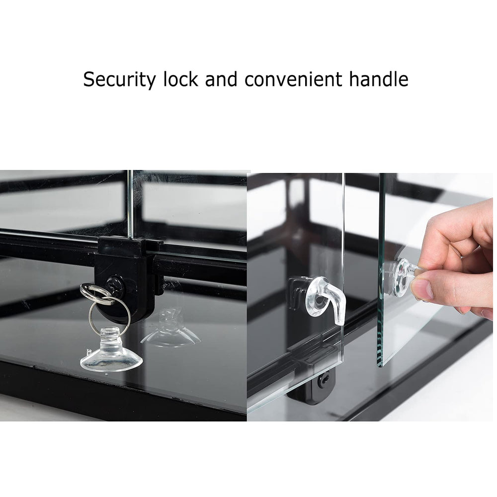 REPTI ZOO escape-proof lid keeps reptiles secure and safe