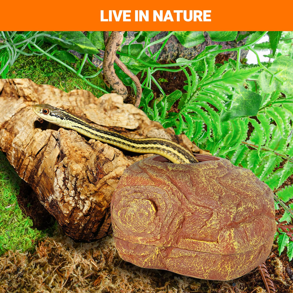 REPTI ZOO Gecko Hide Cave interior space provides room to move