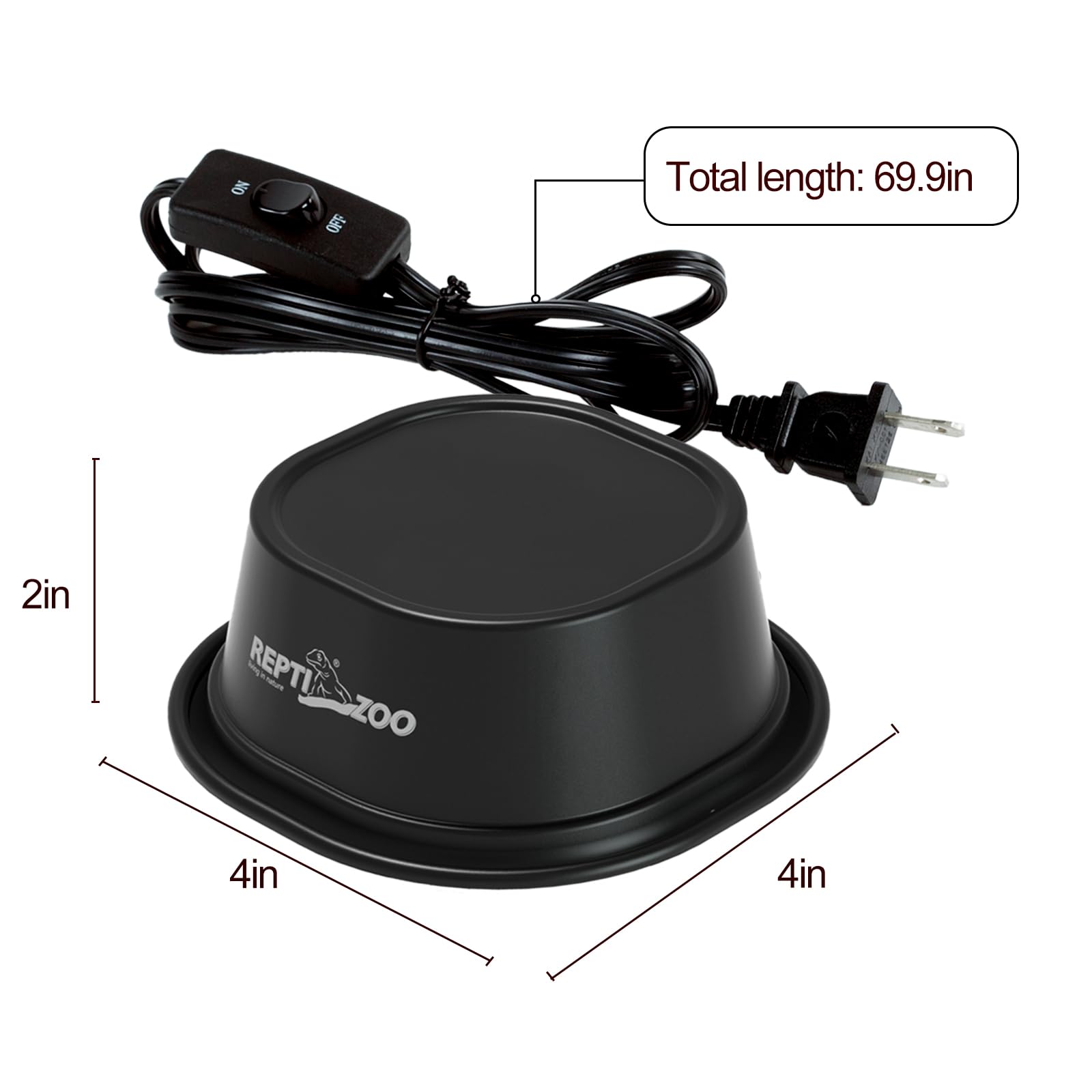 REPTI ZOO gecko turtle habitat lighting supports daily rhythms.