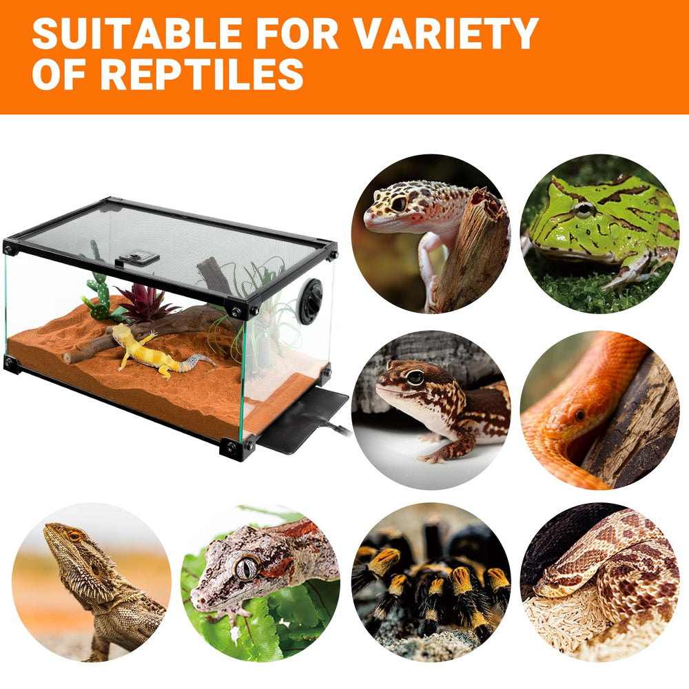 REPTI ZOO heat pad brooding box use for quail warmth