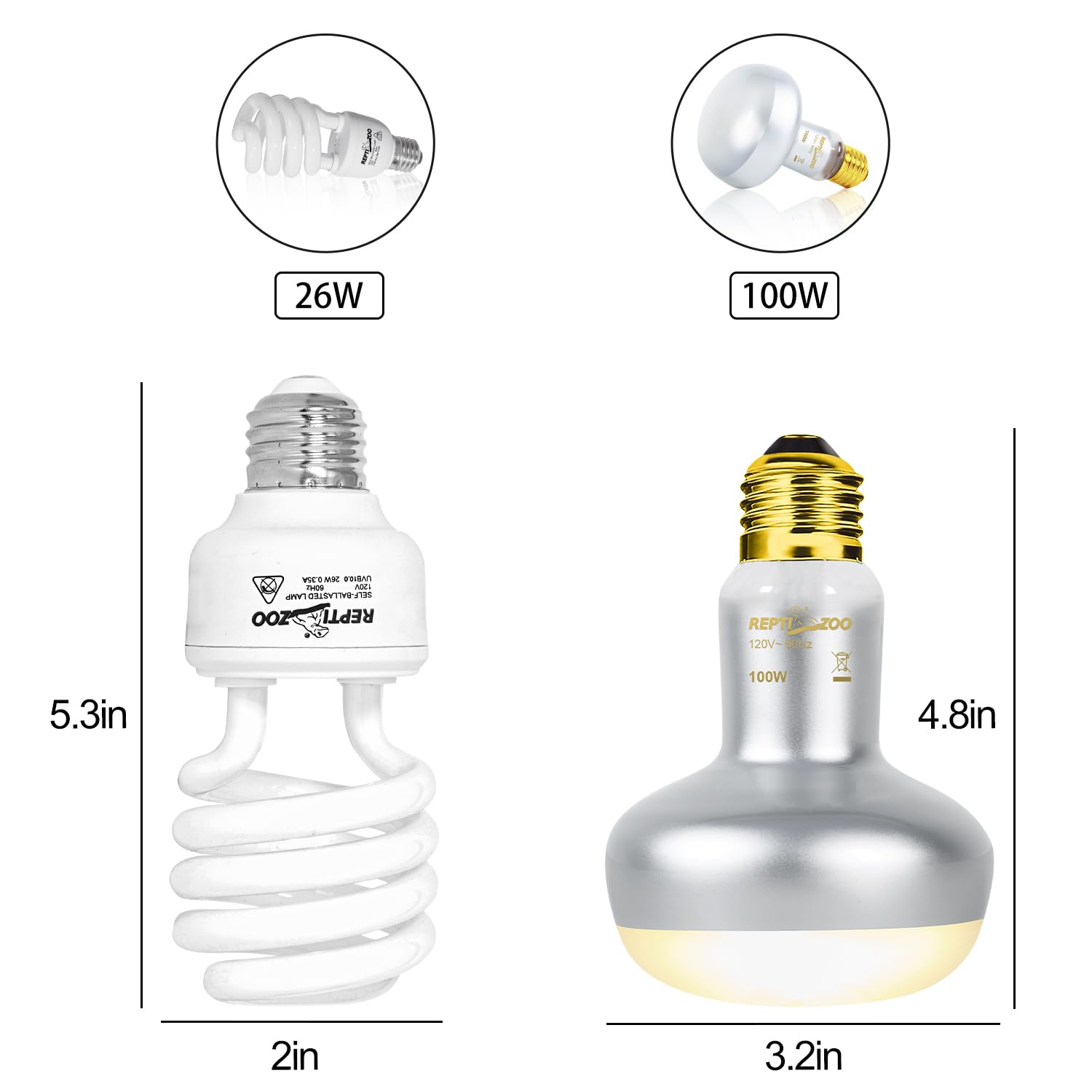 REPTI ZOO independent switches simplify on/off control