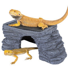 REPTI ZOO large basking platform top view showing spacious sunbathing area for UVB exposure