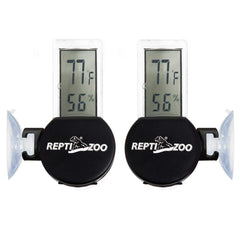 REPTI ZOO LED digital display shows temperature and humidity at a glance.