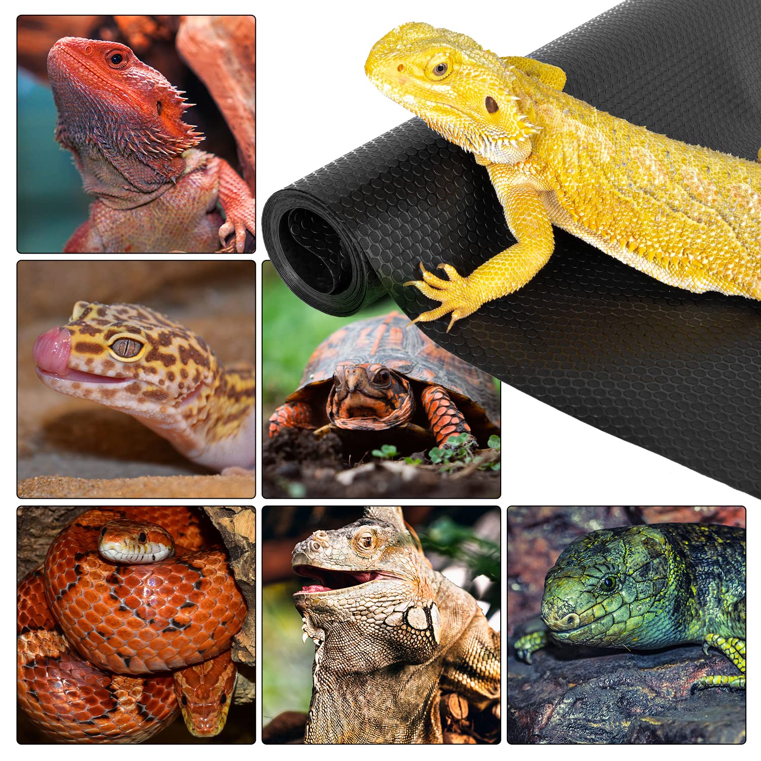 REPTI ZOO lizard and tortoise bedding mat for safe habitats