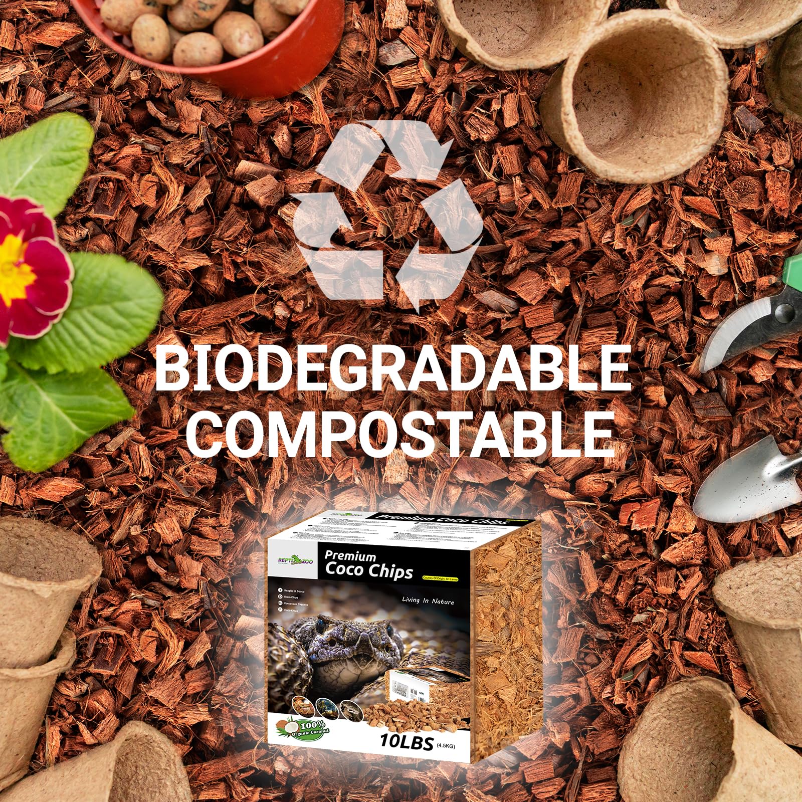 REPTI ZOO moisture-rich substrate supports humid enclosures.