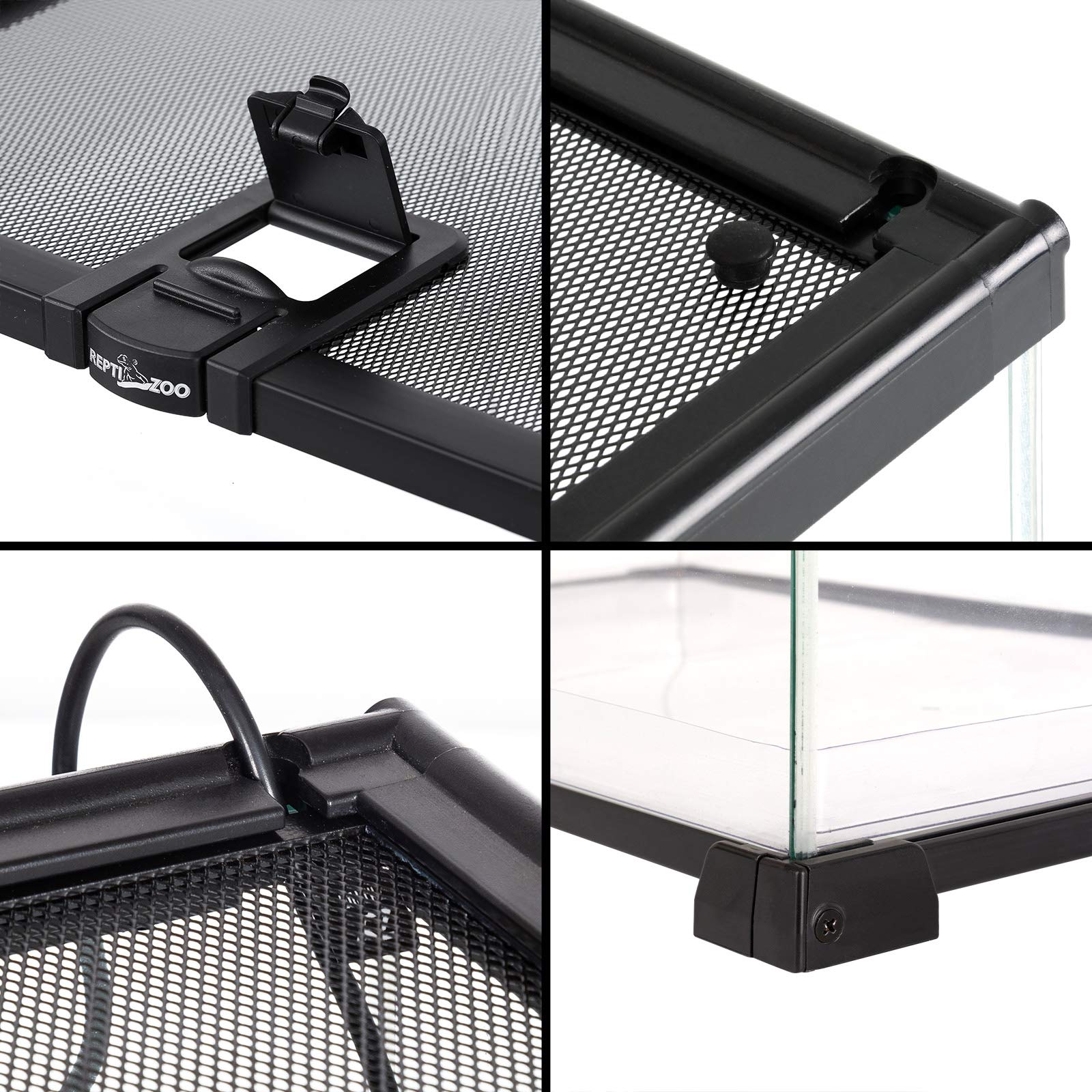 REPTI ZOO PVC tray bottom helps keep substrates moist and contained