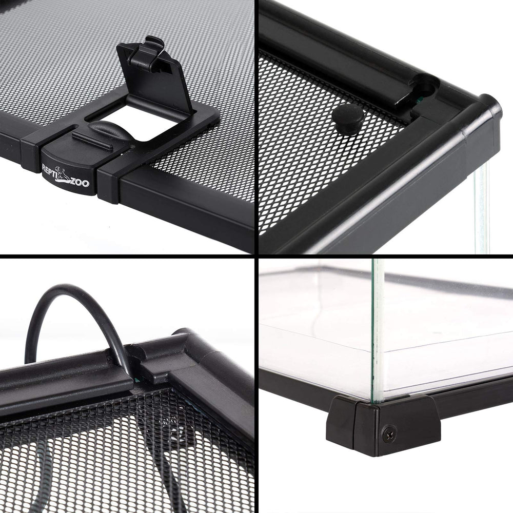 REPTI ZOO PVC tray bottom helps keep substrates moist and contained
