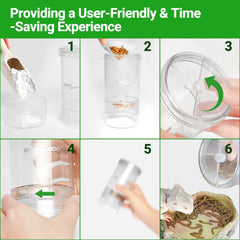 REPTI ZOO rotating outlet opening controls supplement flow accurately.