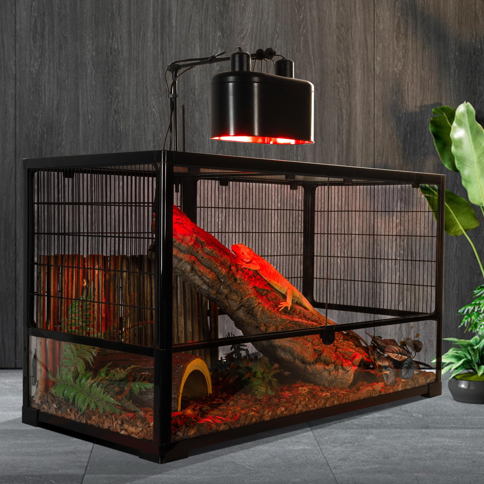 REPTI ZOO FCC/CE certified heatsafe solution for habitat use.