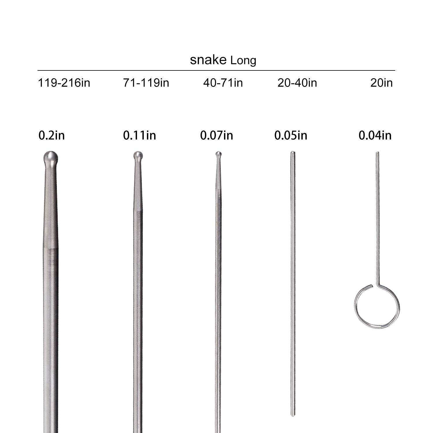 Easy-to-use snake sexing probes with smooth heads by REPTI ZOO