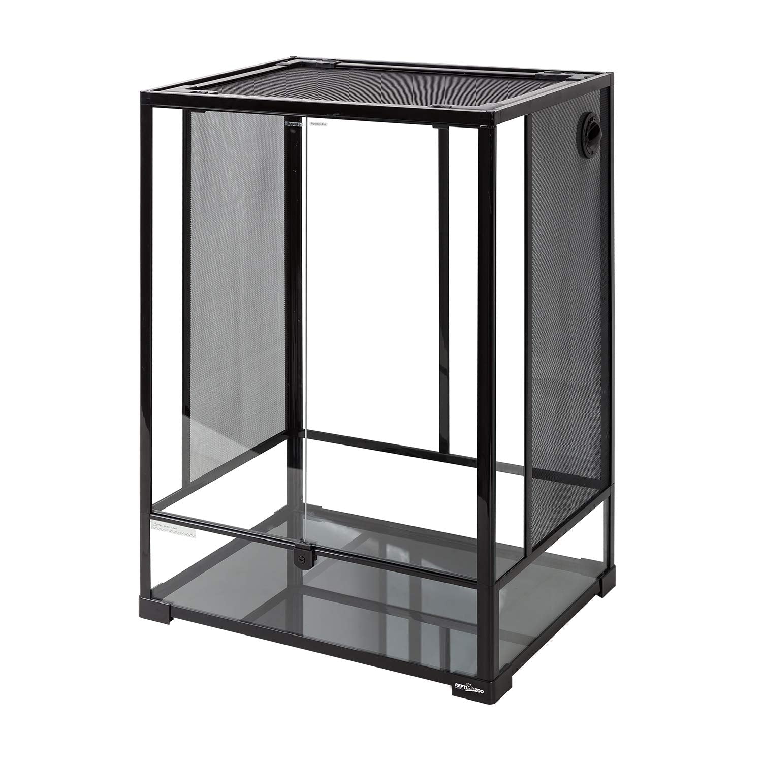 REPTI ZOO 24x18x36 67-gallon capacity supports larger reptile habitats.