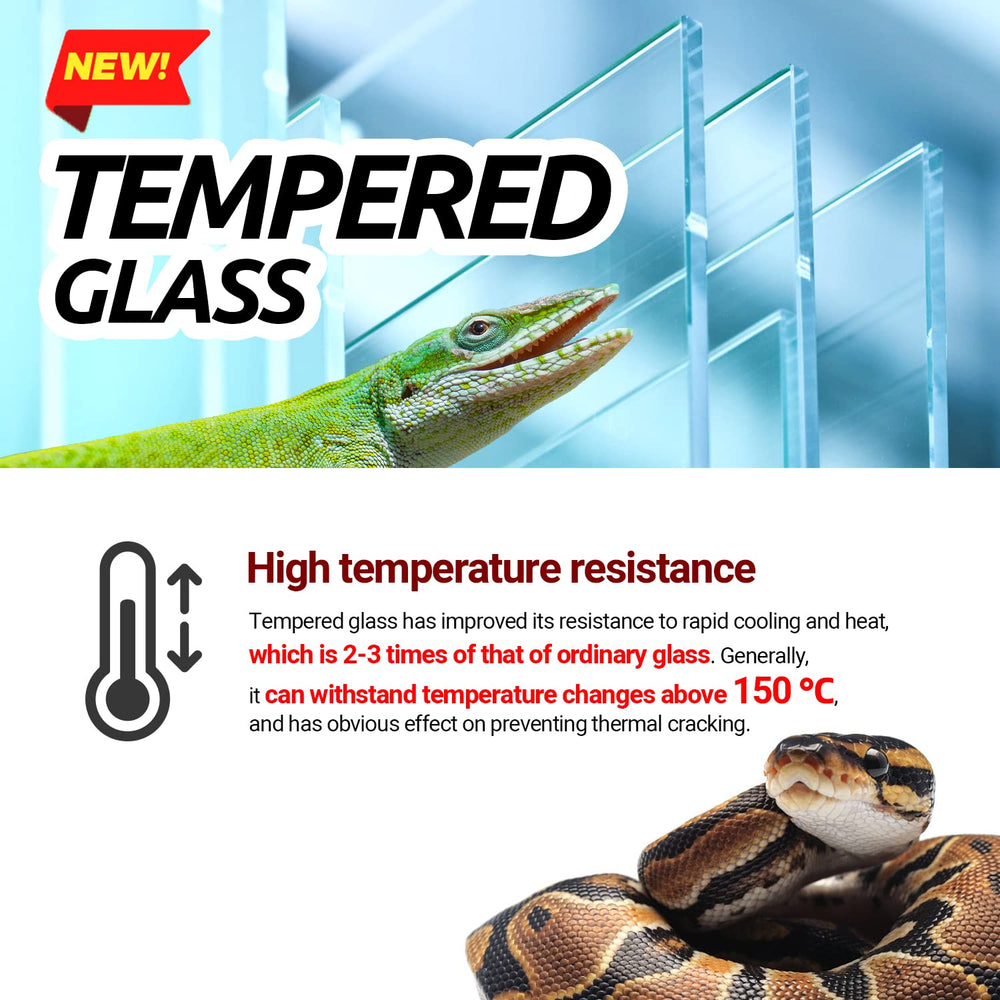 REPTI ZOO terrarium wiring inlets simplify setup and cable routing.