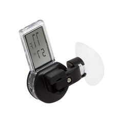 REPTI ZOO thermometer hygrometer side mount for flexible terrarium placement.