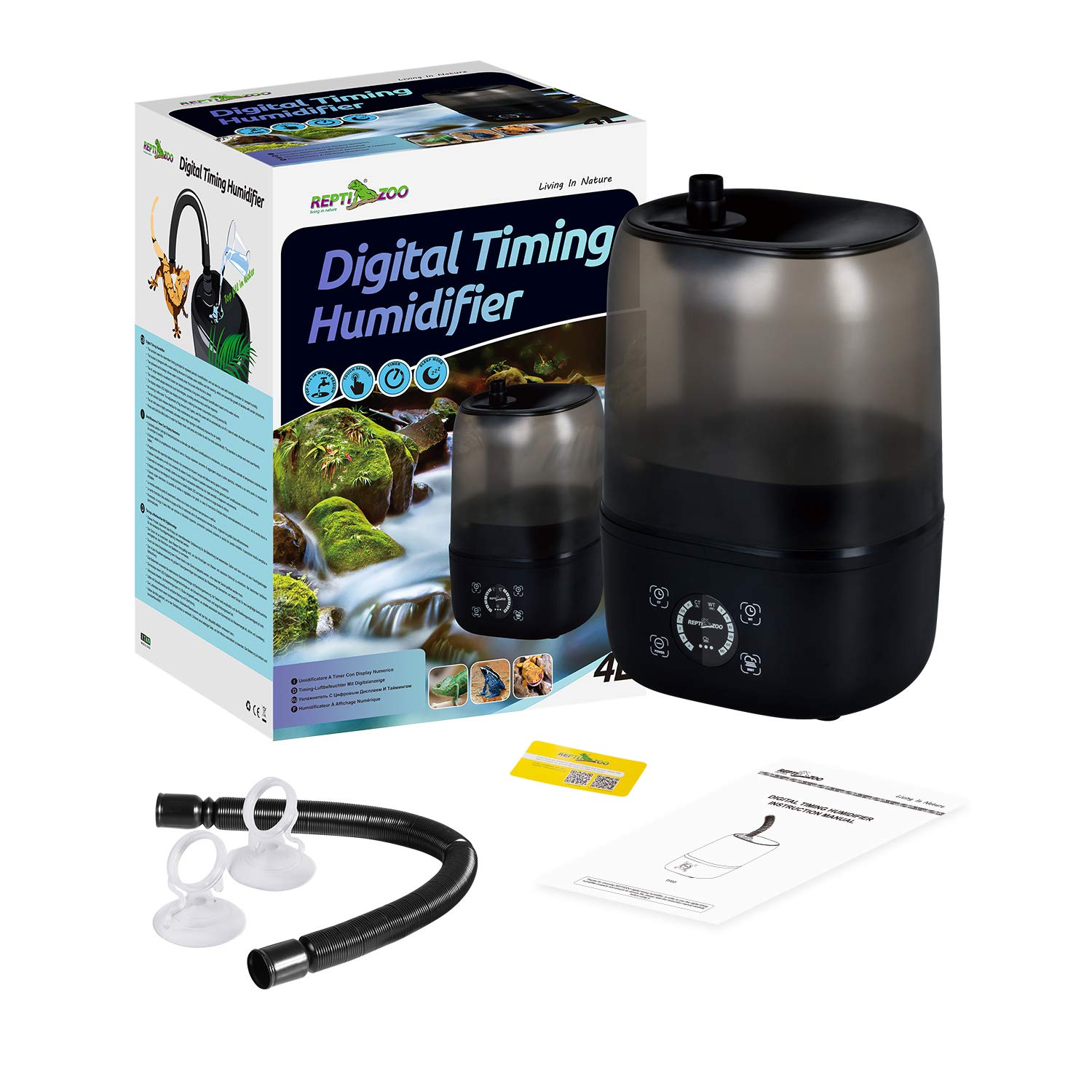 REPTI ZOO top-fill design minimizes leaks during refills
