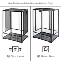 REPTI ZOO 24x18x36 top mesh ventilation for UVB access.