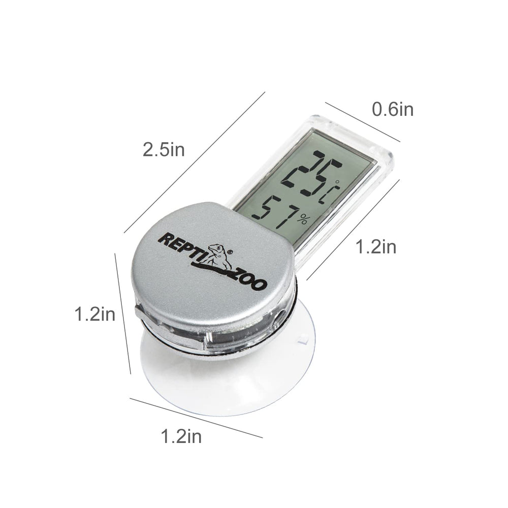 REPTI ZOO two batteries included for extended monitoring.
