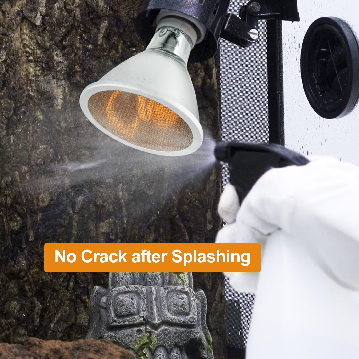 REPTI ZOO waterproof explosion-proof shell enhances durability