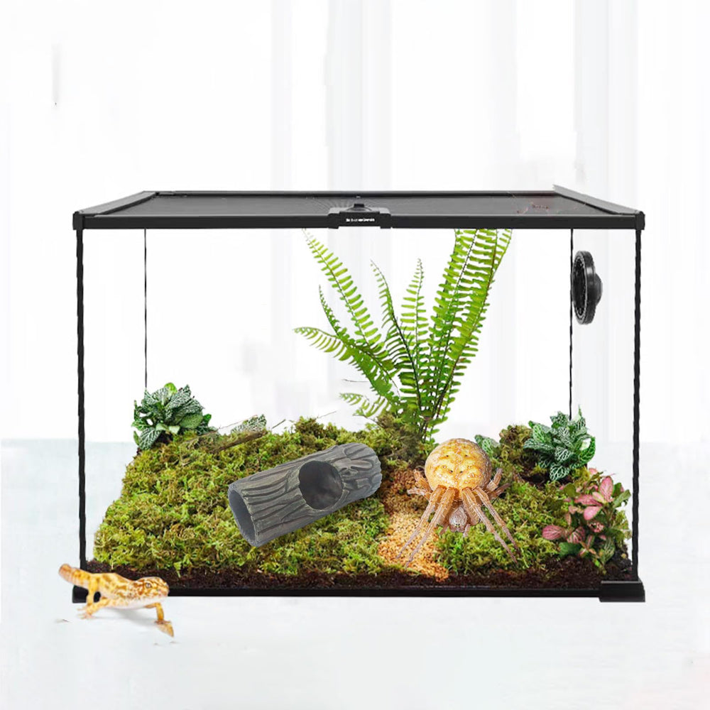 Repticircle Leopard Gecko Humidity Hide supports privacy and comfortable burrowing