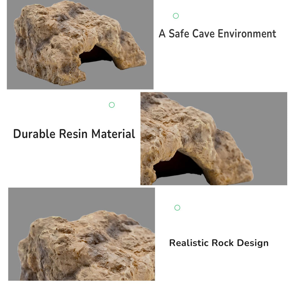 Repticircle reptile hide for bearded dragon habitat with smooth edges