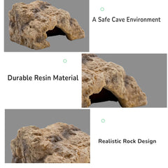 Repticircle reptile hide for bearded dragon habitat with smooth edges