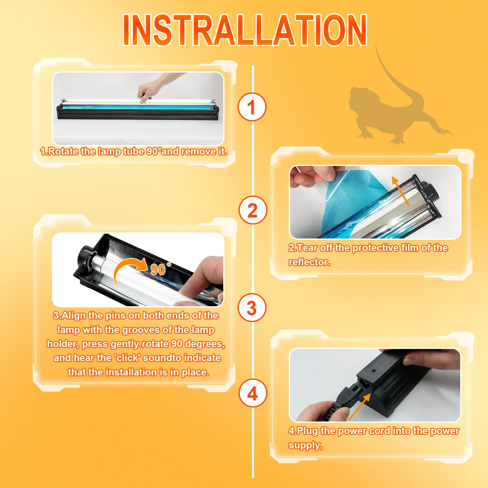 REPTIDLDB detachable cable with on/off switch 12in for flexible placement.