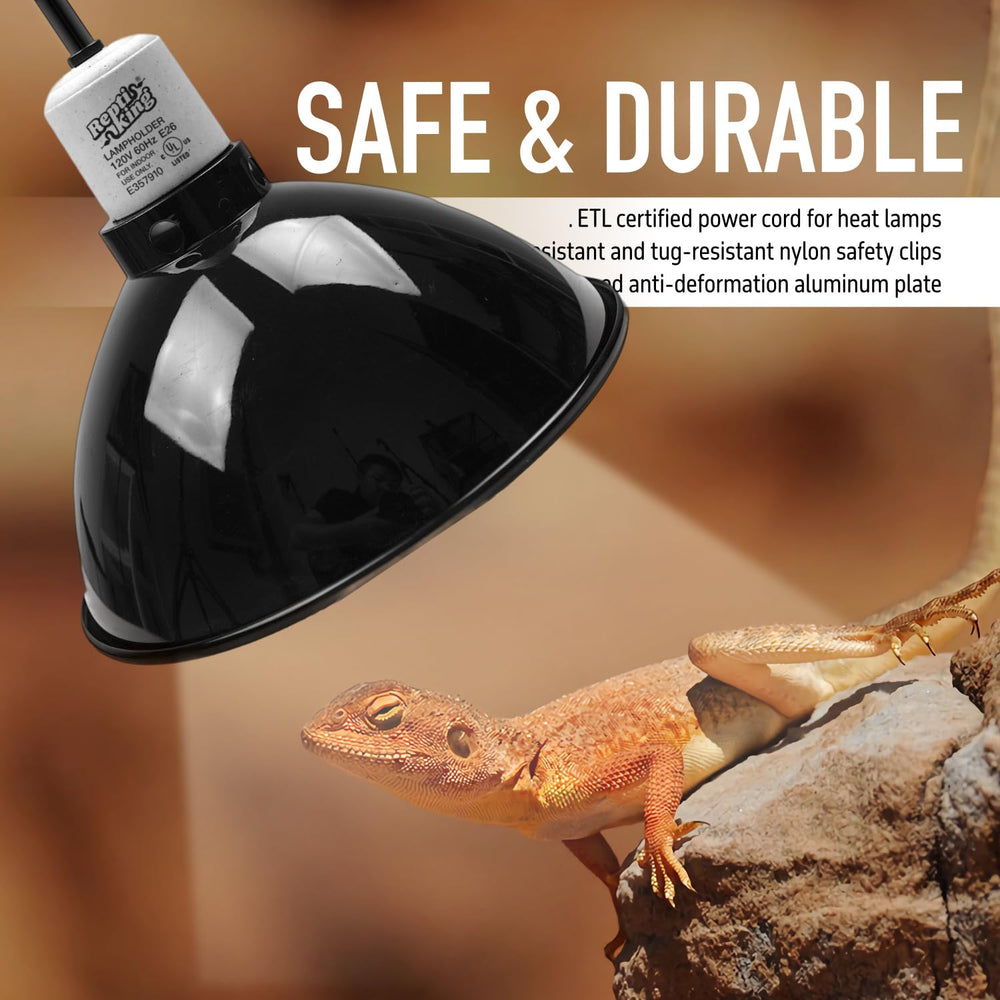 ReptiKing ceramic socket with E26 is safe and versatile for bulbs