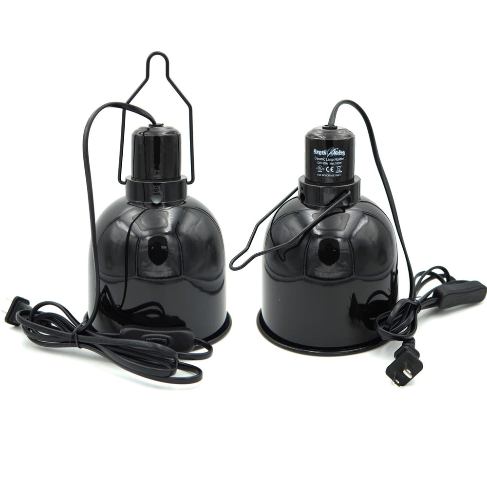 ReptiKing two-pack setup instruction for enclosure lighting