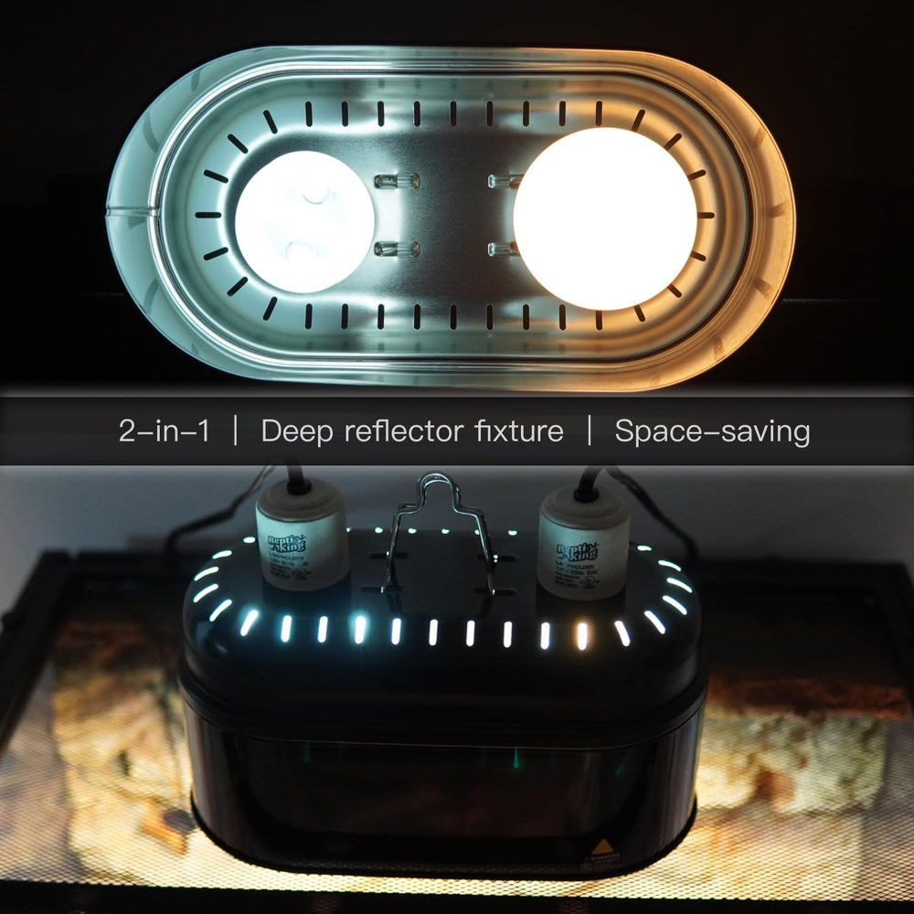 Durable ReptiKing dome with warranty and responsive support